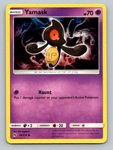Yamask 99/214 Lost Thunder Common Pokemon Card