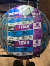 Southwire TITAN2 1/2 in x 100 ft Metallic Liquidtight Conduit Gray UV/Oil/Water