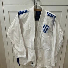 Sanabul Martial Arts Core Brazilian Jiu Jitsu Gi Size A1 White And Blue