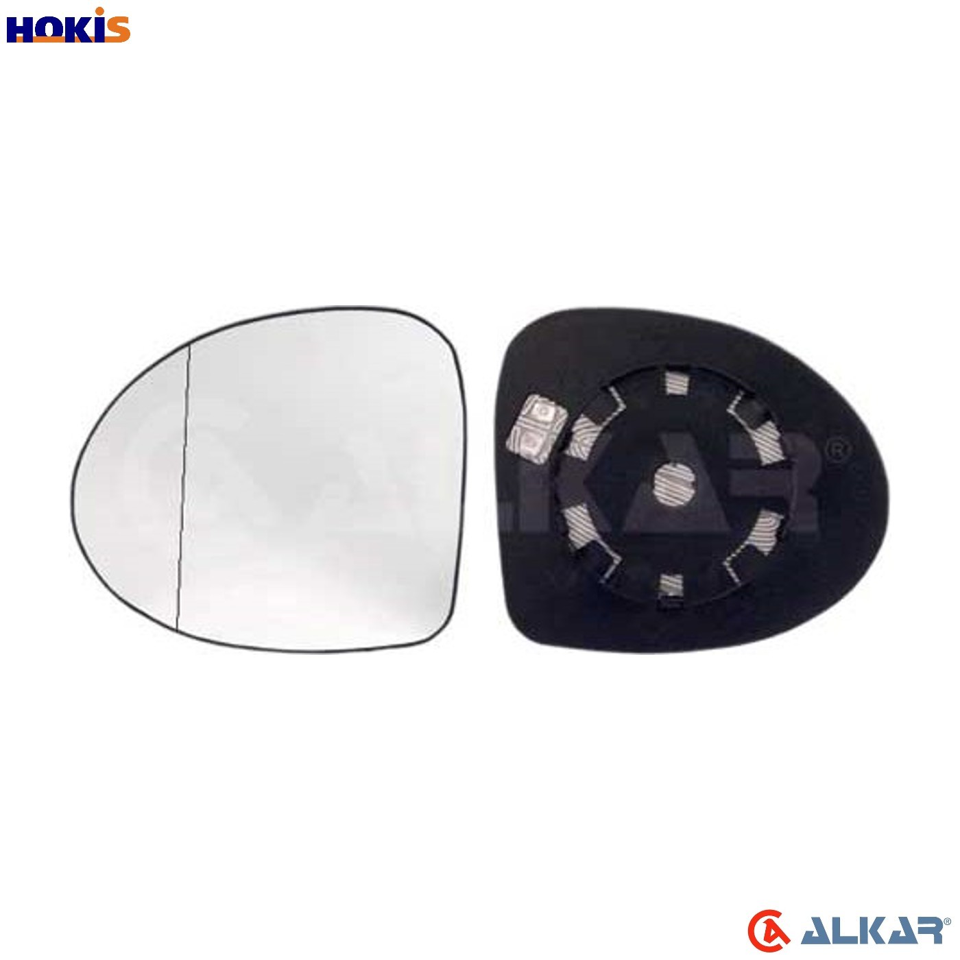 Fits BLIC 6102-09-2002113P Side mirror glass Aspherical Left NISSAN MICRA V; RE - Image 11