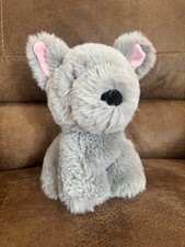 World's Softest Plush Soft Husky Gray Wolf Dog Puppy Stuffed Animal Toy 10"