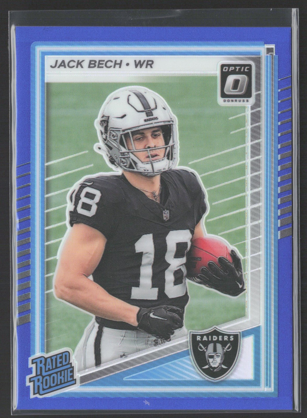 2025 Donruss Optic #211 Jack Bech Blue #/249