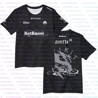 Team Spirit 2026 New Jerseys CS2 Esports Uniforms Donk T Shirts CSGO Game Traini