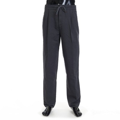 BRUNELLO CUCINELLI 950$ Hose mit Kordelzug - Leasure Fit Baumwolle/Leinen...