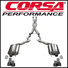 Corsa Xtreme 3 Cat-back Exhaust System 2018-23 Ford Mustang Gt Convertible 5.0l