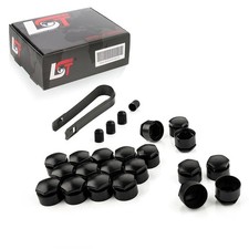 20x Kappen Radschrauben 17 mm Set für Felgenschloss Abzieher für AUDI R8 4S TTRS