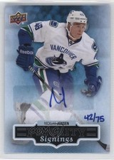 2013 Upper Deck Fall Expo Priority Signings 42/75 Nicklas Jensen #F-NJ Auto 7p4