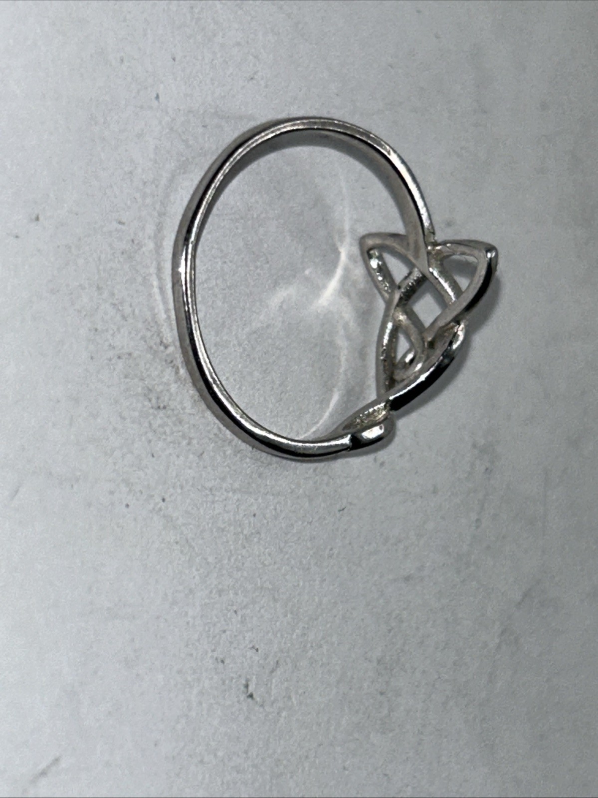 Celtic Trinity knot Ring Solid 925 Sterling Silve… - image 5