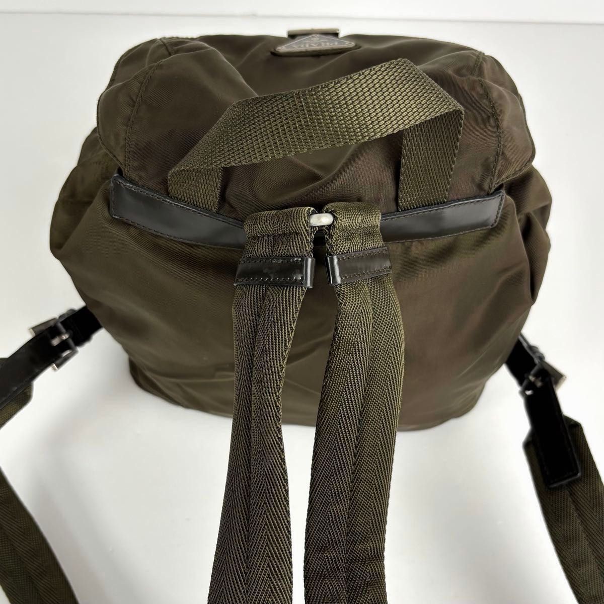 Condition PRADA Backpack Rucksack Shoulder Bag Dr… - image 6