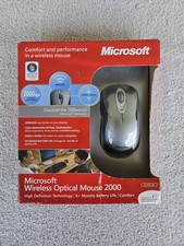 NEW Open Box Microsoft PC/MAC Wireless Optical Mouse 2000