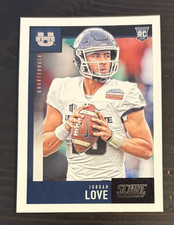 2020 Panini Score JORDAN LOVE Rookie Card RC #361 Packers. rookie card picture