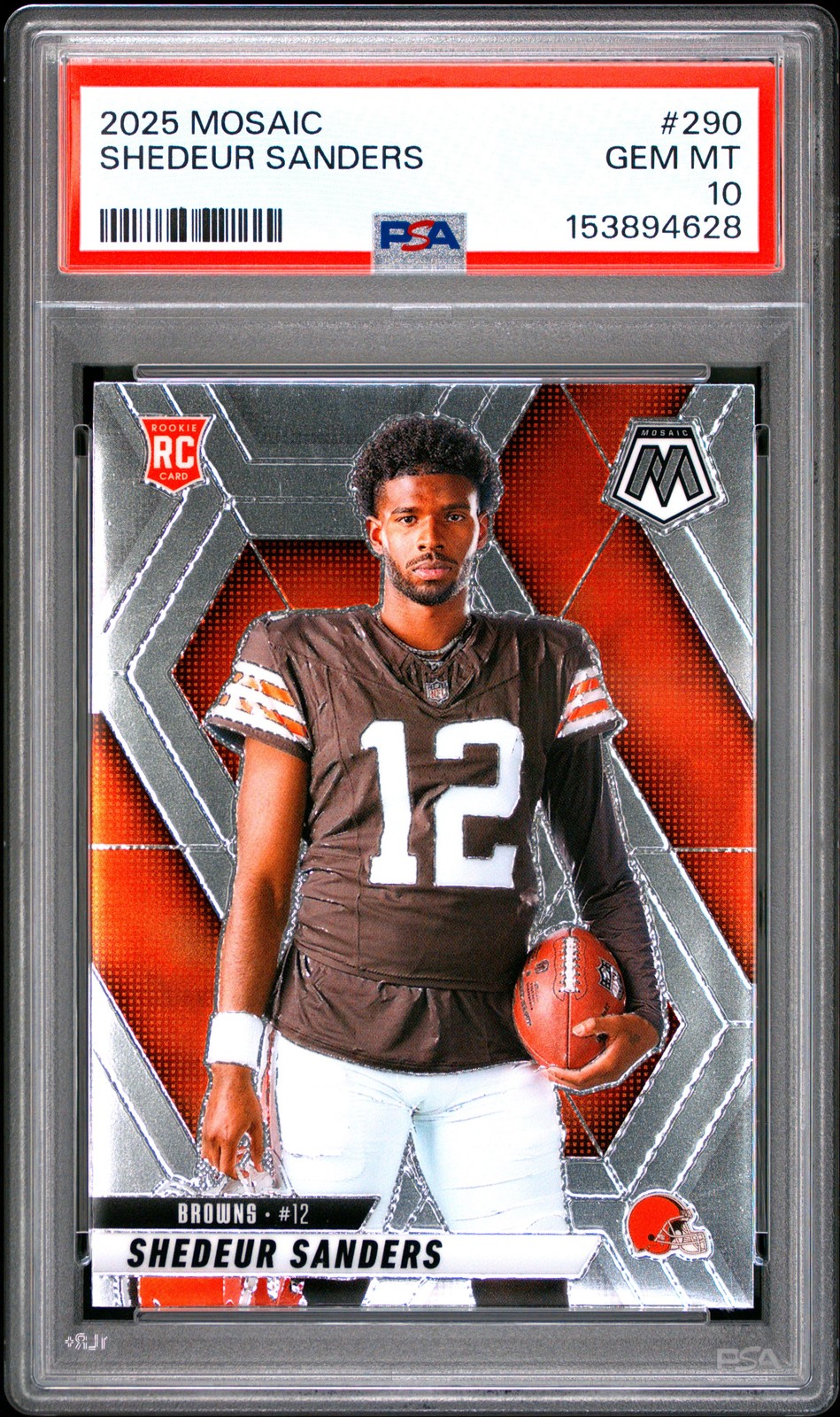 Shedeur Sanders Panini Mosaic #290 Base