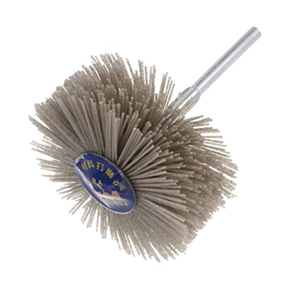 QUARKZMAN 240 Grit Abrasivo Nylon Rotella Spazzola x 1pz Nylon Trapano Spazzole