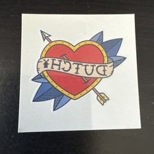 Dutch Bros Temporary Tattoo Cup DUTCH HEART ARROW JUNE 28 2024