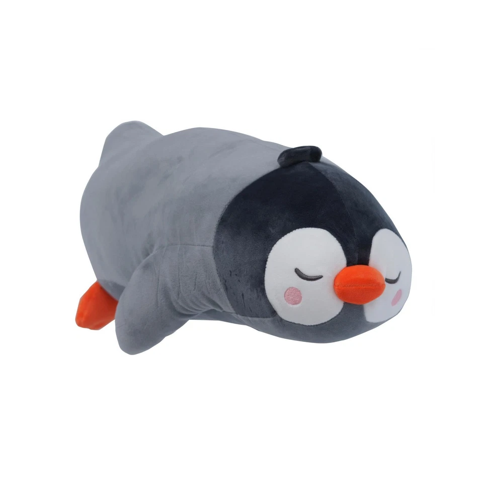 UNUS HOME UNUS® Seitenschläferkissen Stillkissen Pinguin Kissen Grau Hellblau