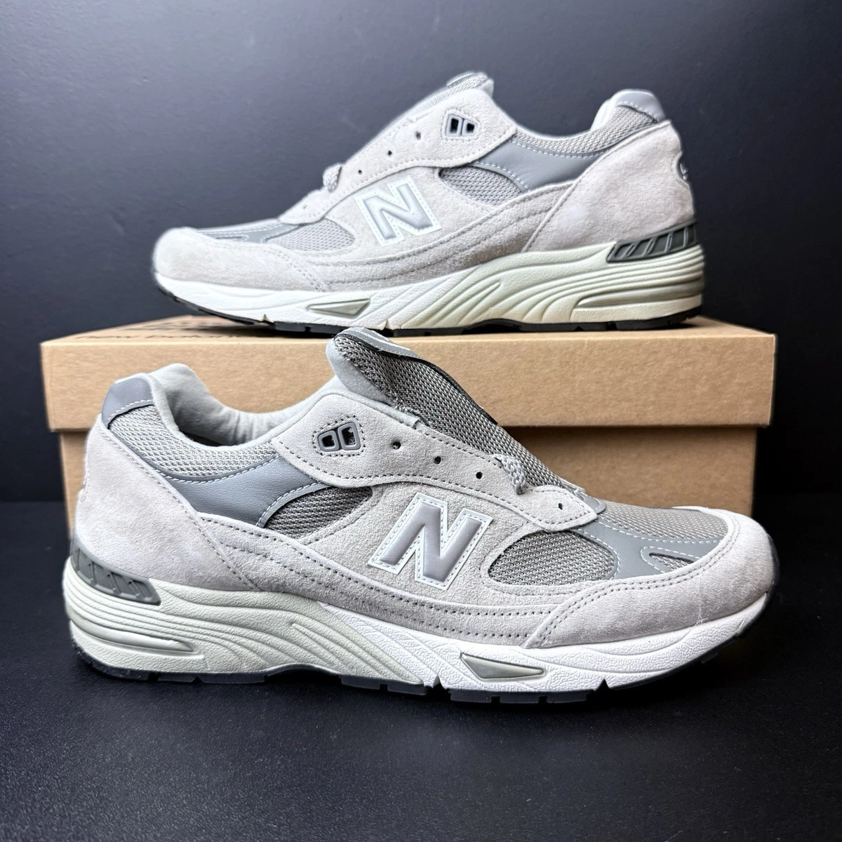 New Balance 991 Made in England グレー New Balance Men's 991 Made in England Grey White for Sale