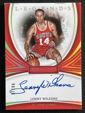 Lenny Wilkens 2023-24 Panini Immaculate Collection Legends Auto /99 #ILE-LW