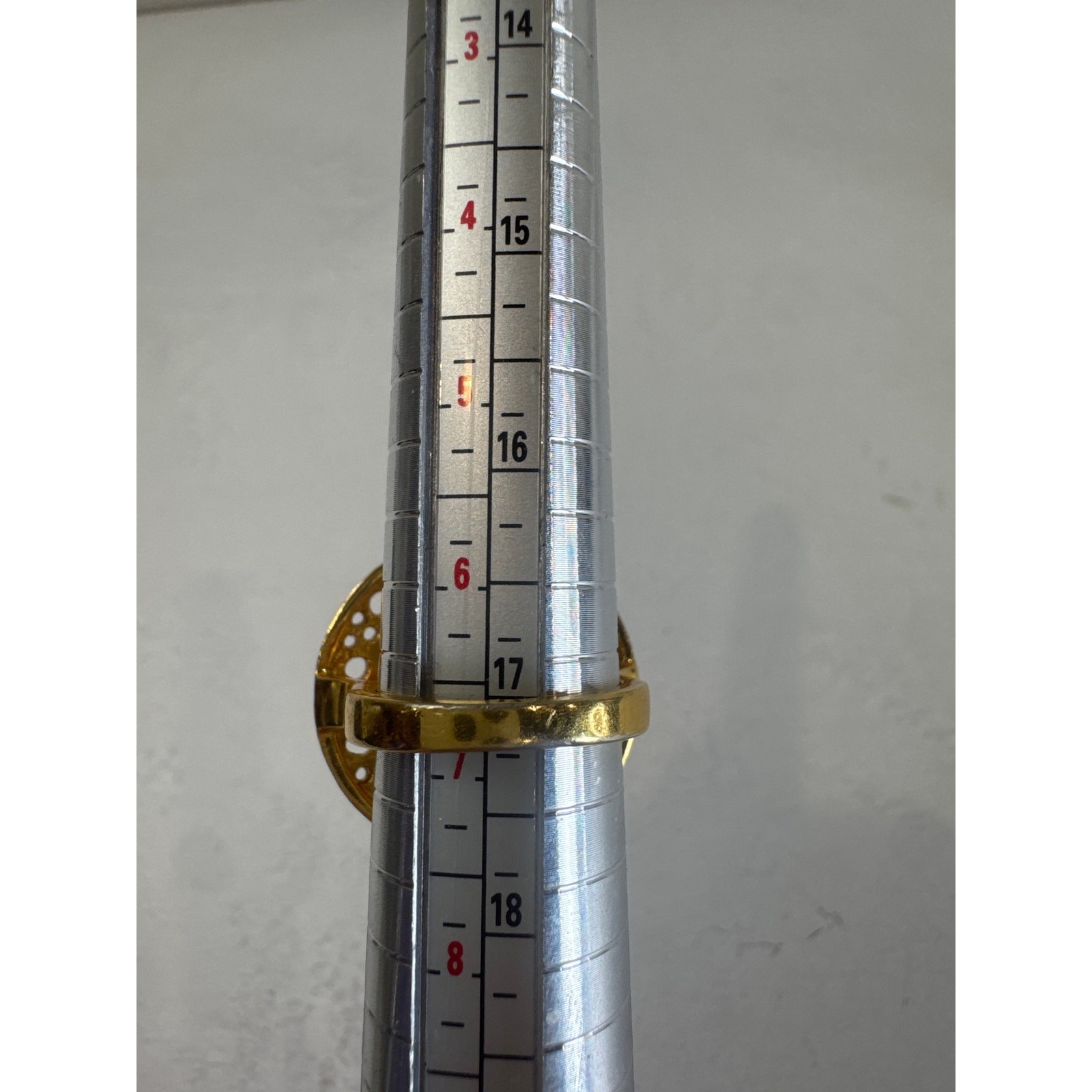 Matte Gold Statement Ring Size 7 Bold Chunky - image 3