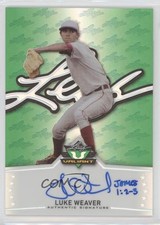 2014 Leaf Valiant Green Prismatic Luke Weaver #BA-LW1 Auto 6u5