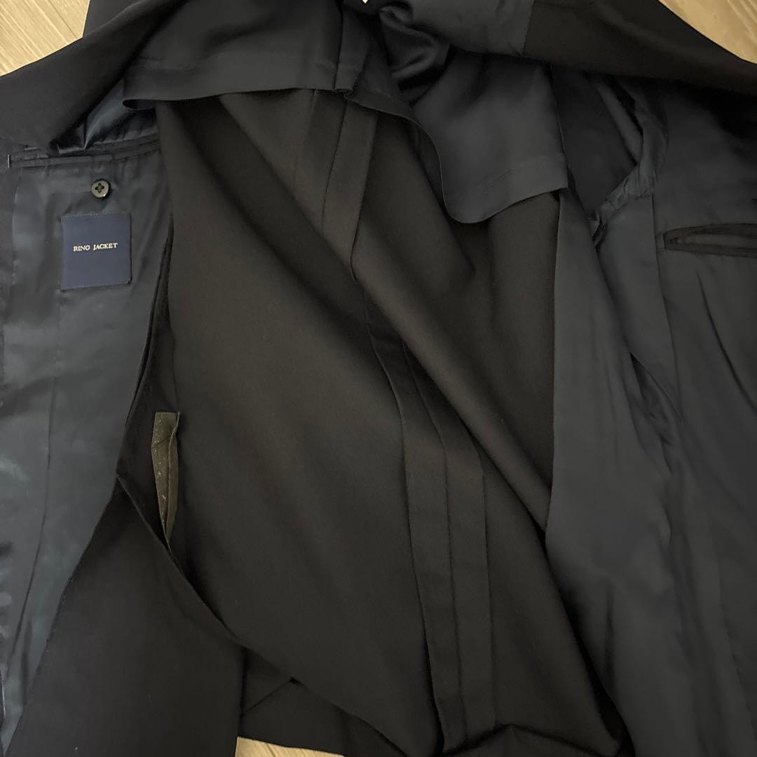 Navy Suit Navy solid set from RING JACKET made fr… - image 6