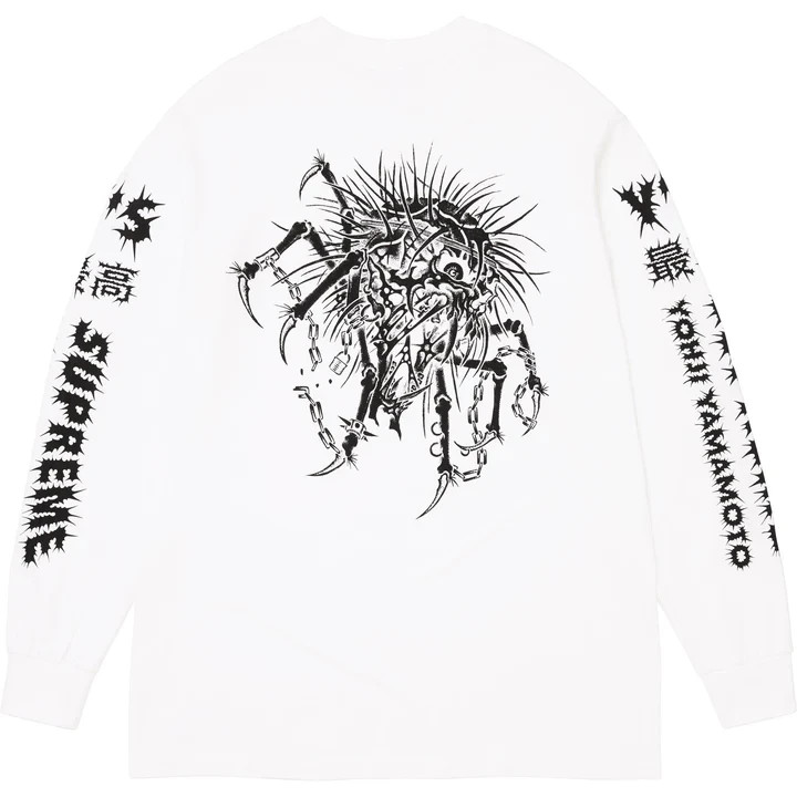 Supreme Y's by Yohji Yamamoto L/S Tee White | eBay