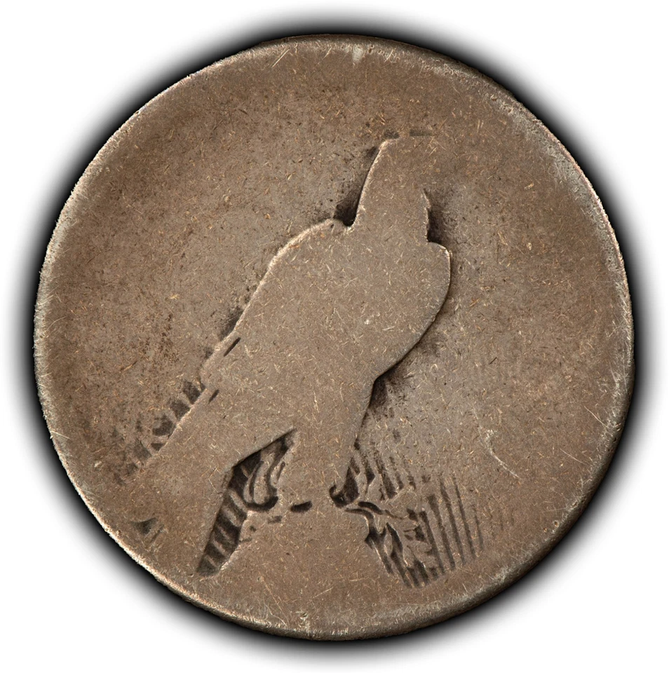 1921 $1 Silver Peace Dollar Lowball Poor Candidate -High Relief Key Date - B5382 - Image 2 of 4