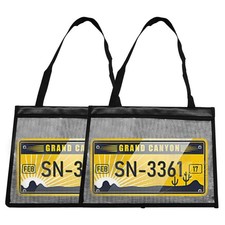 2pcs License Plate Holder With Hanging Strap Waterproof Dealer License Plate...