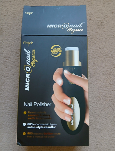 Emjoi Emjoi Micro Nail Elegance Battery Operated Nail Polisher Black/Gold MSN ...