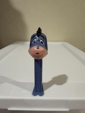 Vintage PEZ Disney Winnie the Pooh Eeyore Dispenser Blue Stem Collectible