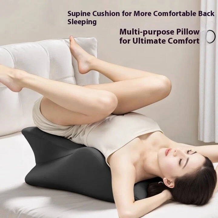 Almohada ergonómica propensa a la cuña, almohada de cama para sentarse, dolor de espalda, cuello, piernas Foto 2 de 4