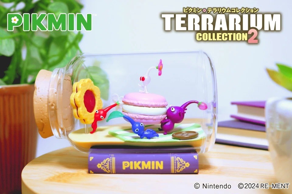 Set Terrarium Pikmin Collection 2 (6 Pièces) Re-Ment Japon - Neuf