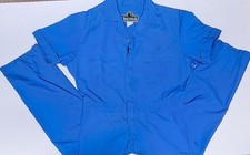 Bercowear Coveralls Zip Front Size L-S USA Made Mechanic Farm Vintage