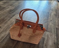 Handtasche/Schultertasche/Tragetasche Damen gebraucht,Orange 