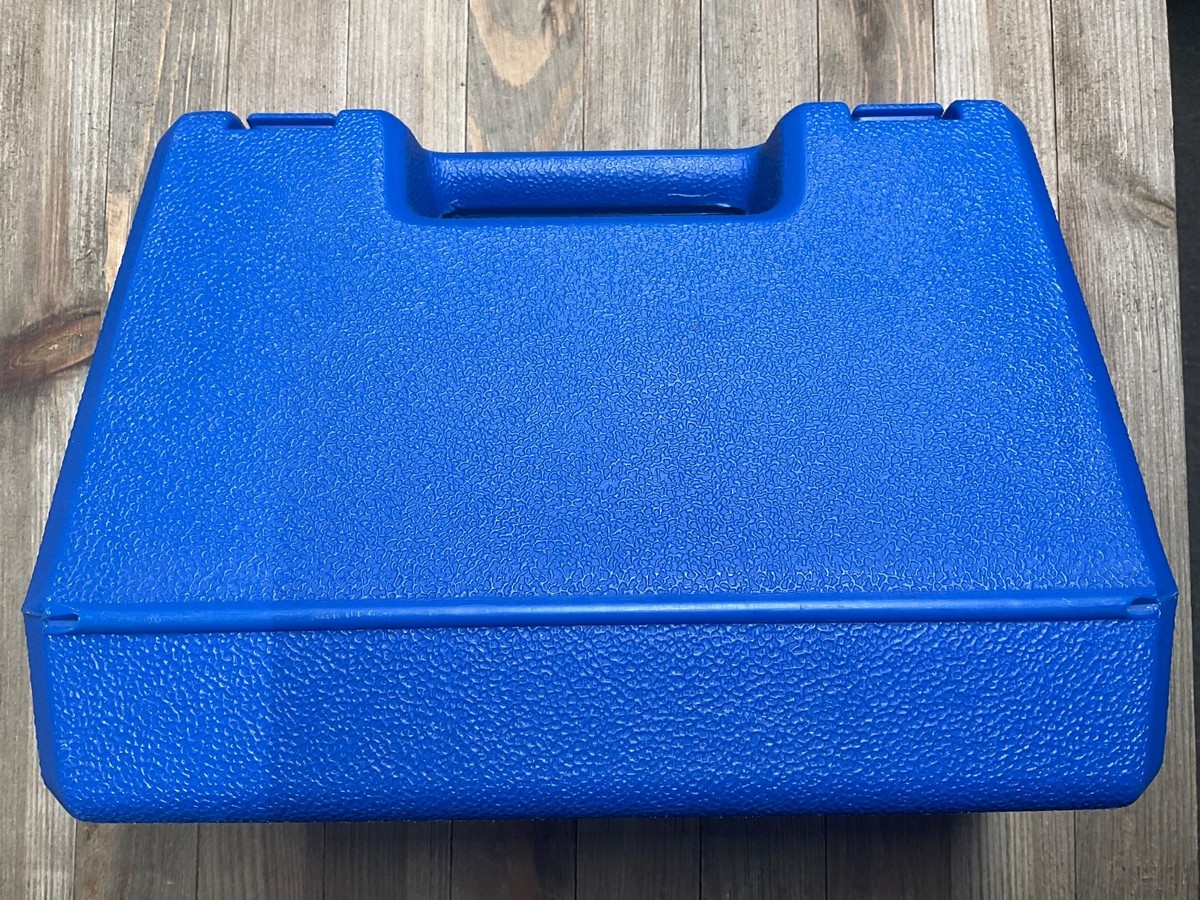Vtg Smith & Wesson S&W Shotgun Shell Range Carrier Case Blue