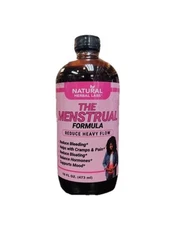 THE MENSTRUAL FORMULA By Livingston Natural Herbal Labs, Plant-Based Foods 16 oz
