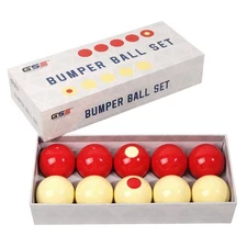 GSE Games & Sports Expert 2-1/8 Regulation Size Bumper Pool Balls, Standard 10