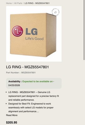 New Vulkan MGZ65547805 Lokring 6 Piece