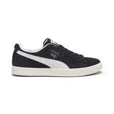 Puma Clyde Hairy Suede 39311502 Mens Black Suede Lifestyle Sneakers Shoes