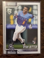 2026 Topps Series 1 Rookie Ryan Ritter #18 RC Rockies