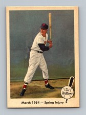 1959 Fleer Ted Williams #50 Spring Injury EX-EXMT Vintage Baseball Card
