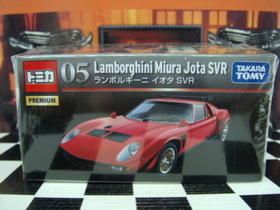 TOMICA PREMIUM #05 LAMBORGHINI MIURA JOTA SVR 1/61 SCALE USA STOCK!!!