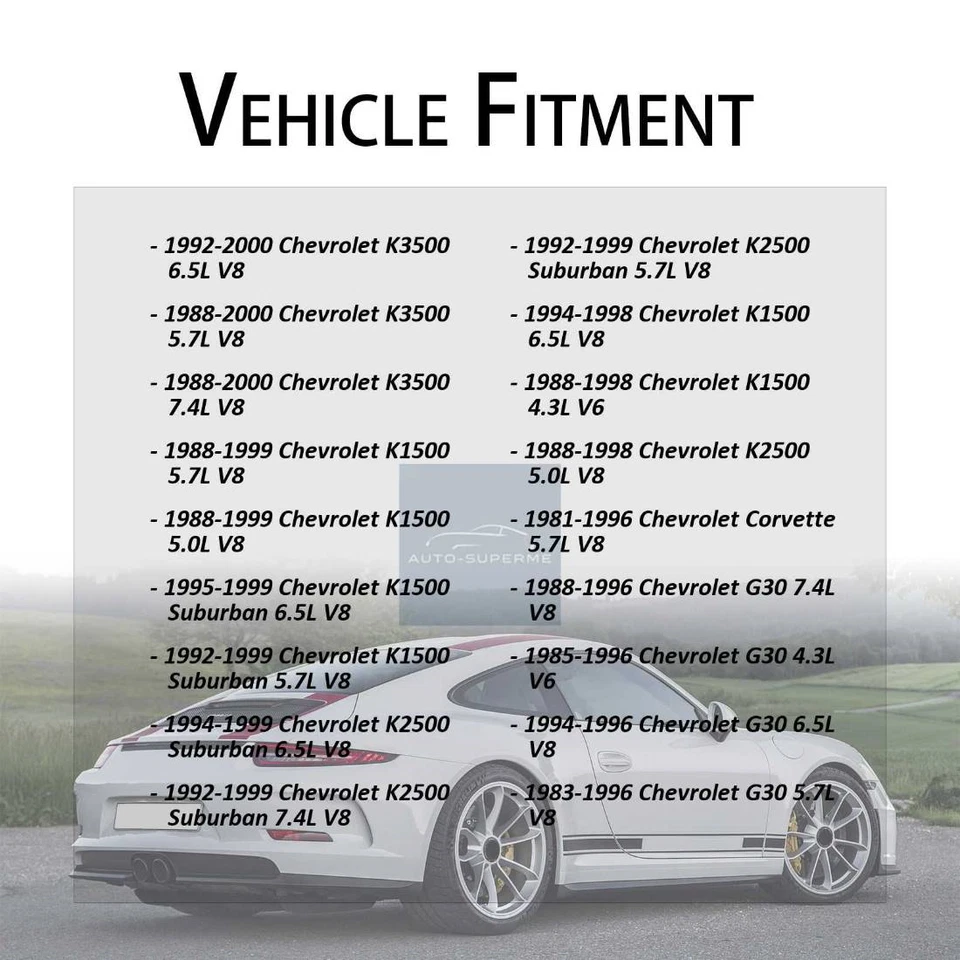 Sensor de temperatura do líquido de arrefecimento do motor para 1985-1986 Chevrolet K30 4.8L - Imagem 3 de 4