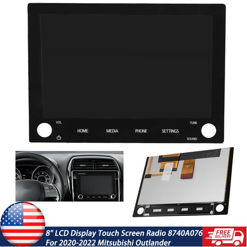 Radio pantalla táctil pantalla LCD 8" 8740A076 para Mitsubishi Outlander 2020-2022 - Imagen 1 de 8