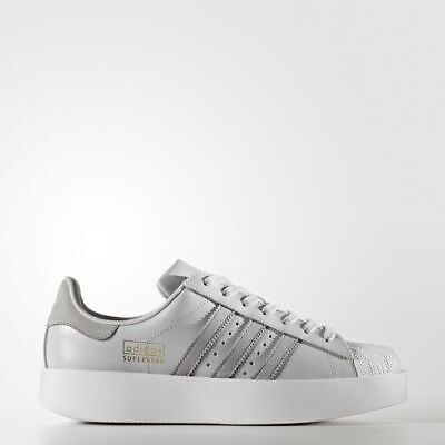 Adidas CG3694 Women Superstar Bold Running shoes grey white sneakers Adidas CG3694 Women Superstar Bold Running shoes grey white sneakers