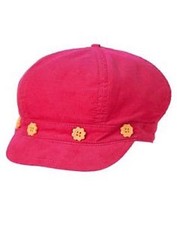 Gymboree Sunflower Smiles Pink Corduroy Hat Cap Fall Girls 12-24 months NEW NWT