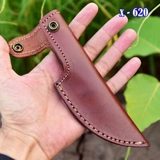 Custom 4”Fixed blade Leather Knife Sheath /Knife Holster/ vertical Knife Sheath