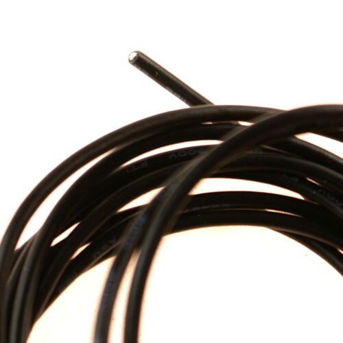 Wire circuito per chitarra schermato conduttore singolo 28 AWG, 6 piedi nero - Foto 4 di 4