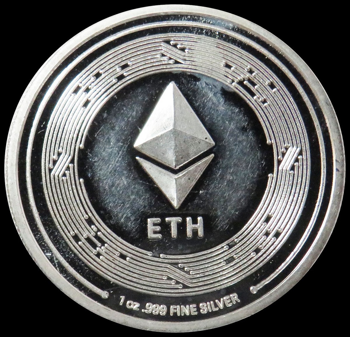 2020 1 oz Chad - Ethereum 銀貨 ETH ETHEREUM BITPAY 1 OZ 999 FINE SILVER ROUND | eBay