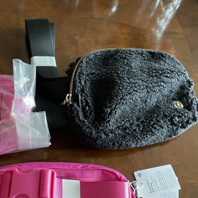 NWT Lululemon Everywhere Belt Bag EBB Fleece Black Fast Shipping ! | eBay