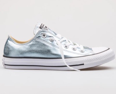 NIB Converse Chuck Taylor All Star Lo top Sneakers blue glacier metallic shoes